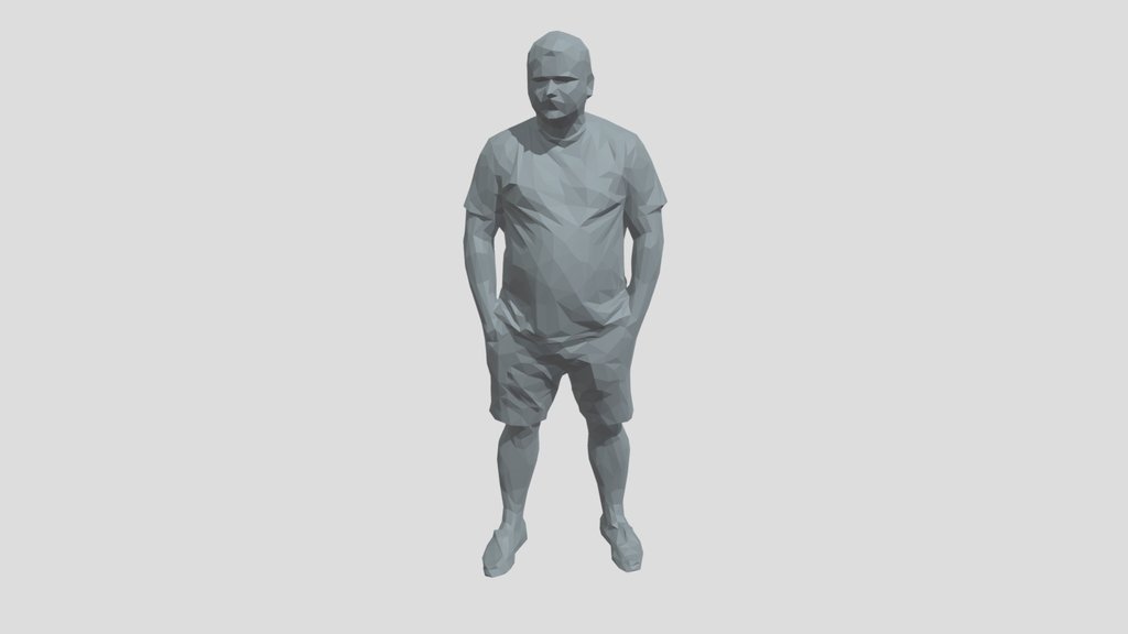 Lowpoly Male Standing