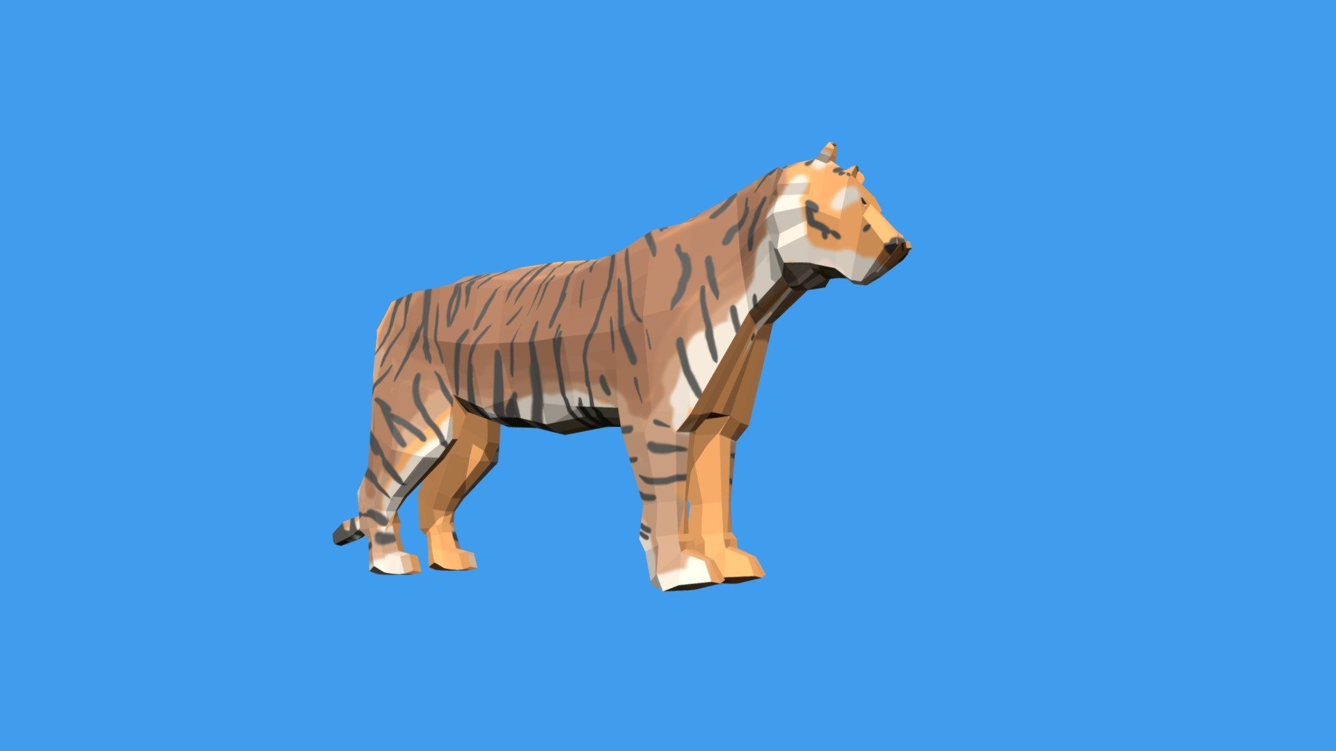 Low Poly - Tiger