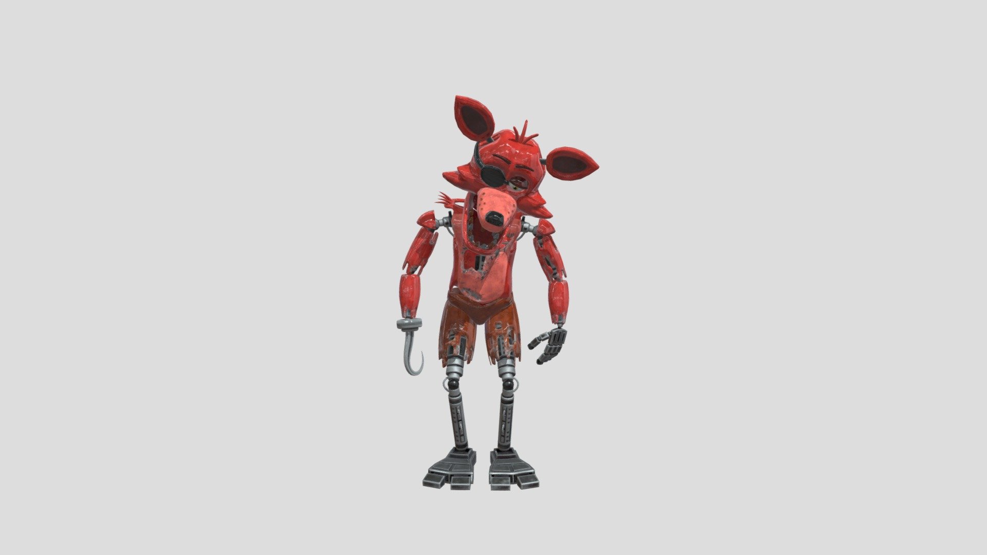 Foxy FNAF RynFox - Download Free 3D model by DillonXtrullier_21  (@DillonXtrullier_21) [84f2e04]