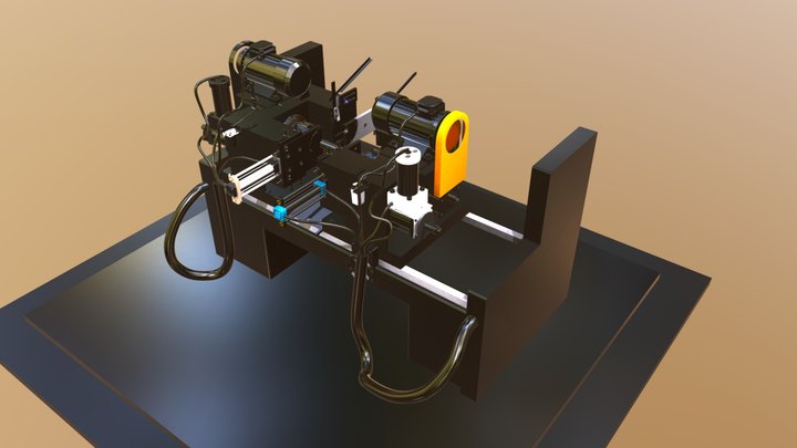 Lathe Machine-WSFuller 3D Model