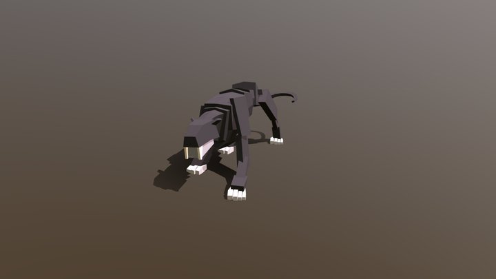 Sabertooth Tiger Animation Set 3D Model