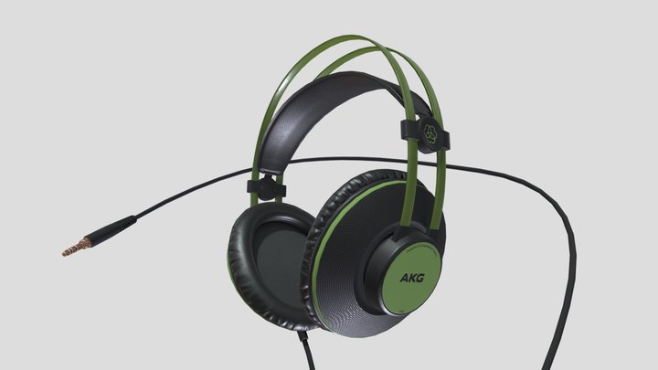 AKG K92 Headphones 3D Model