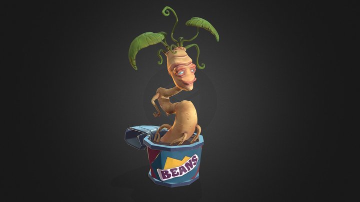 Mandrake     2D concept by Olga Permiakova 3D Model