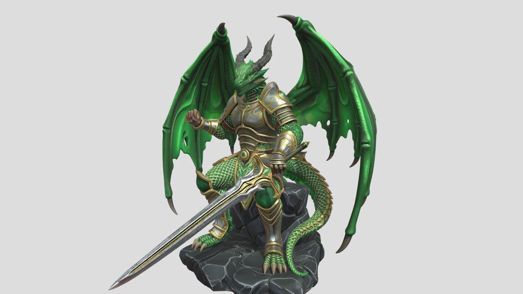 Emerald Dragon Knight