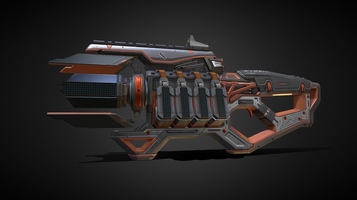 Apex Legends Charger Rifle Laser Eviscerator – Kostenloses 3D-Modell STL