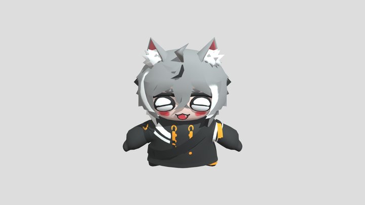 甘噛ろあ ぬいぐるみ 【無料】 Amagami Roa Plushie [Free] 3D Model