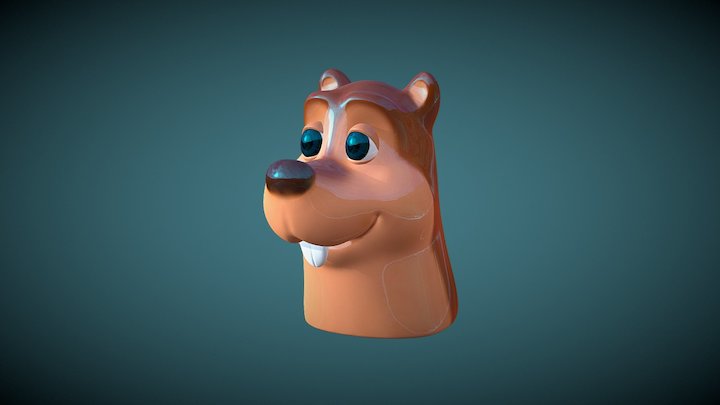 Squirl Face 3D Model