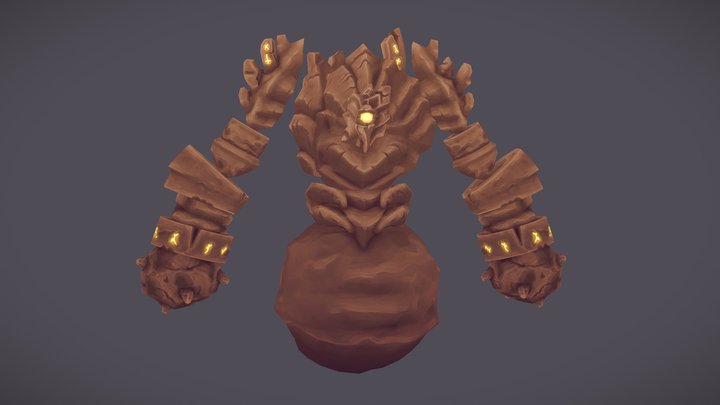 Golem | 3D Game Character 3D Model