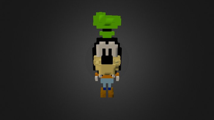 Goffy (Wrong Color Mapping) 3D Model
