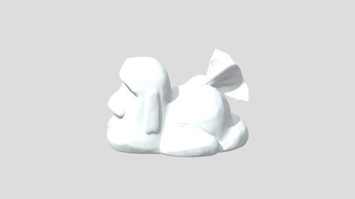 Moai Tissue Box 3D Model