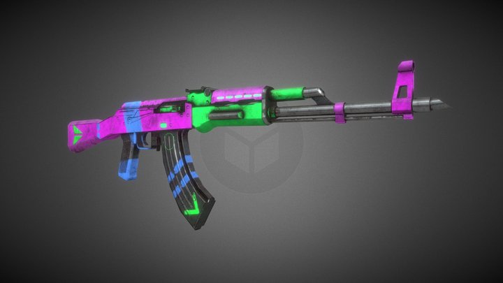 AK47_Fashion_Queen 3D Model