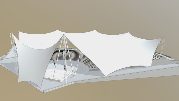 Amfiteatr w Lidzbarku 3D Model