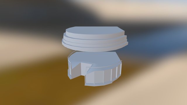 Shuttlebay Flight Command Station 3D Model