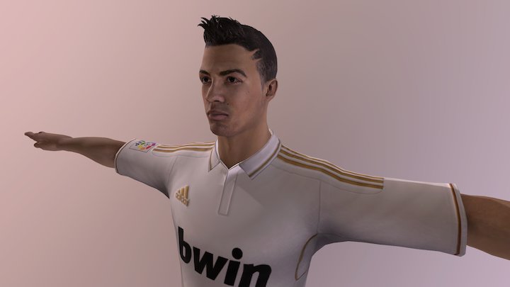 Christiano Ronaldo 3D Model