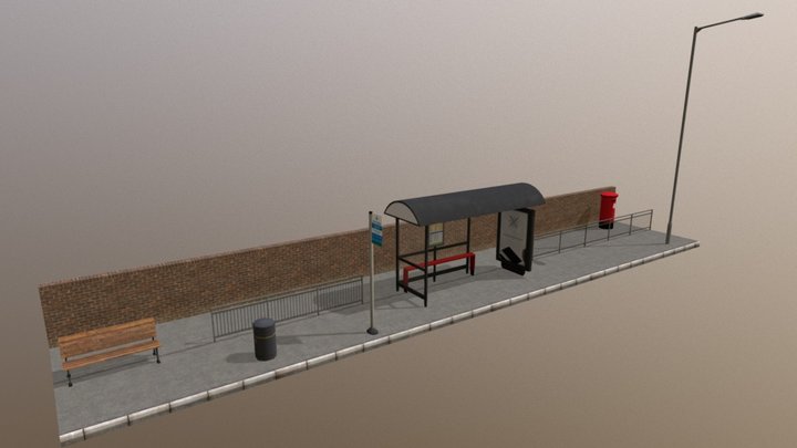 Street Props 3D Model