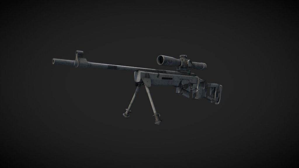 Sniper - 3D model by amila2016 [fd419cd] - Sketchfab