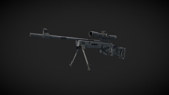 Sniper 3D Model