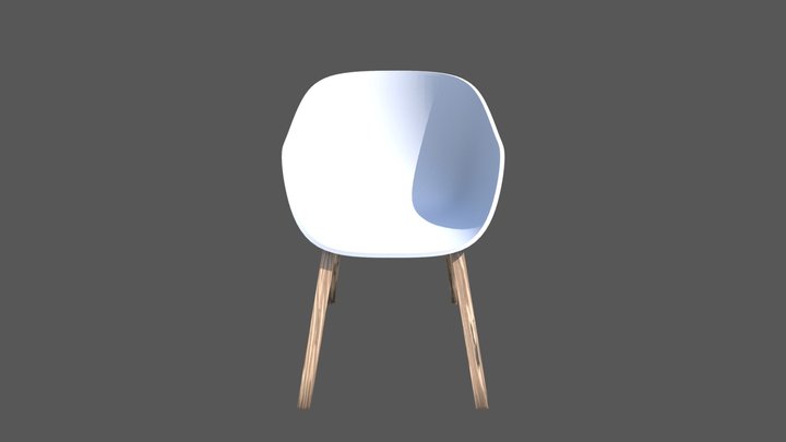 Modern chair 2 3D Model