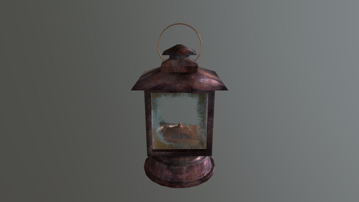 Rusty Lantern 3D Model