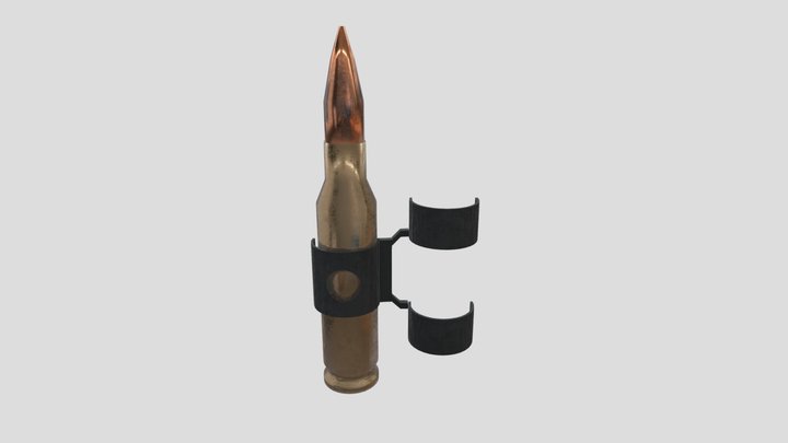 762 Bullet 3D Model