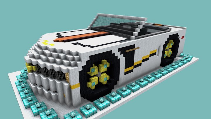 Camaro Minecraft By Niger,David,Roldan y Gabriel 3D Model