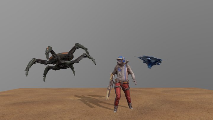 Soldier ARC RAIDERS 3D Model