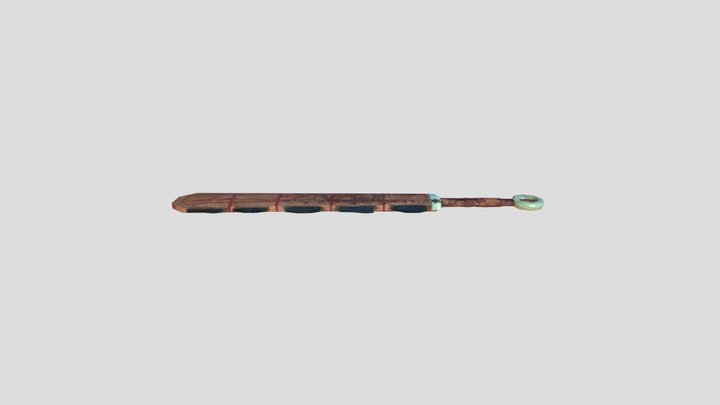 sword low poly 3D Model