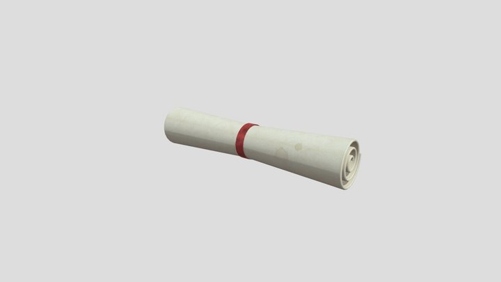 scroll 3D Model