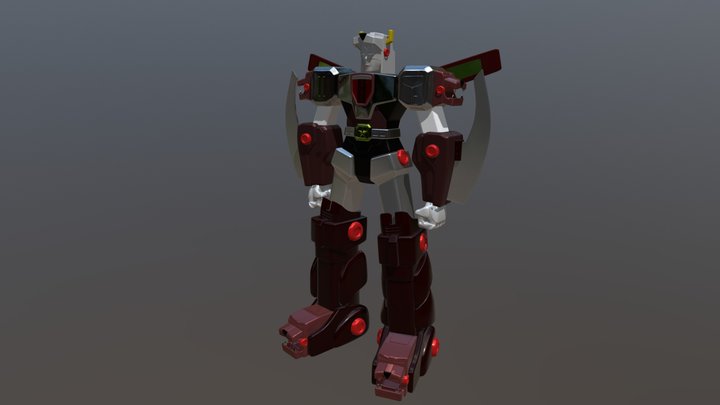 Dark Voltron 3D Model