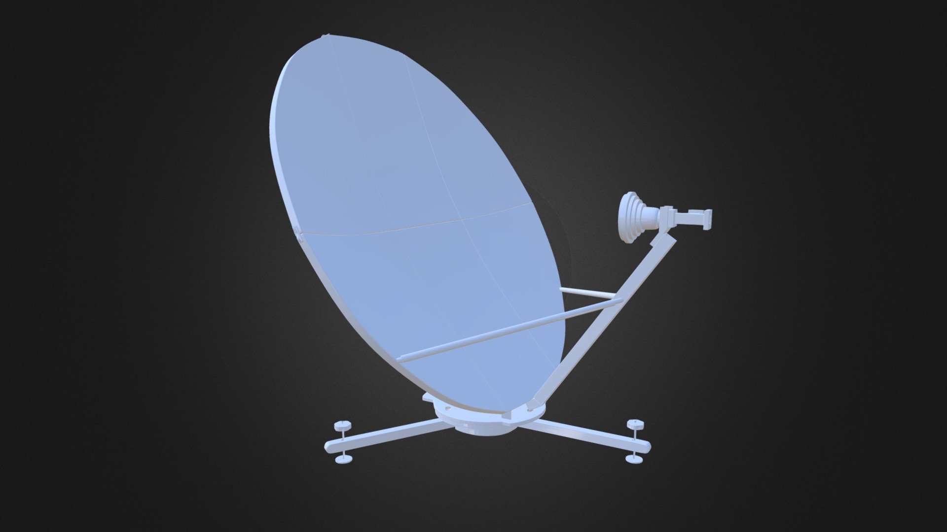 1.2 meter Quick Deploy Manpack Antenna - 3D model by Viking Satcom ...