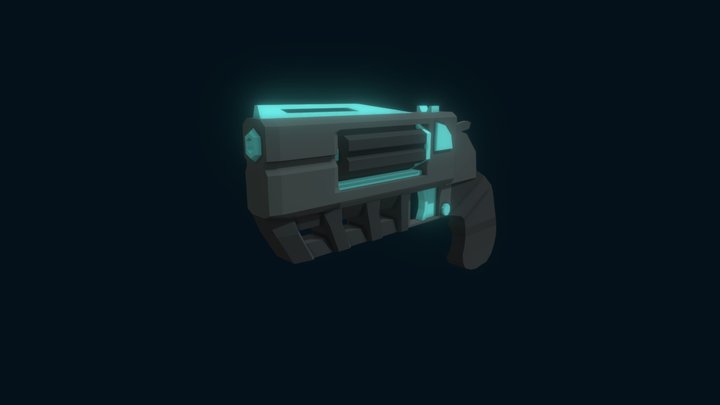 K.O KAINE - Gun 3D Model