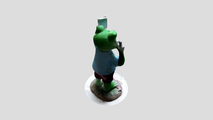 selfie frog 3D Model