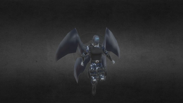 Flying Character 3D Model
