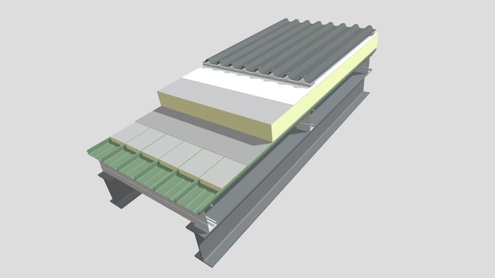 Advanced Vented - Retrofit Trough Profile 3D Model