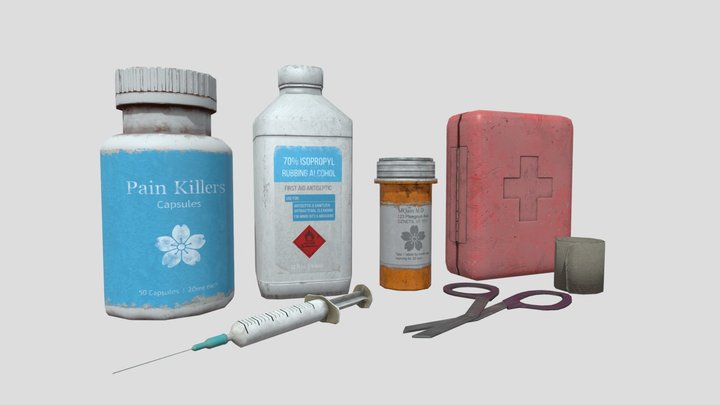 Health - Low Poly Game Assets 3D Model
