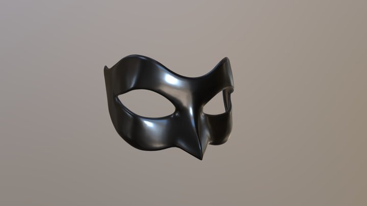 Black Beack mask 3D Model