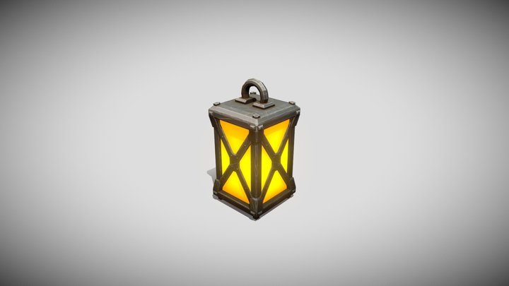 Stylized Lamp 3D Model