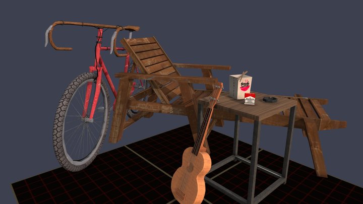 DAE 5 Finished props - By the ocean 3D Model