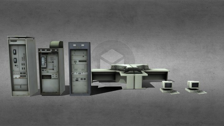 Portal 2 Computers 3D Model