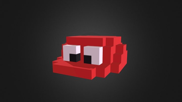 Voxel Cappy- Super Mario Odyssey 3D Model