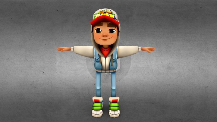 Subway Surf: 3D Jake 3D Model