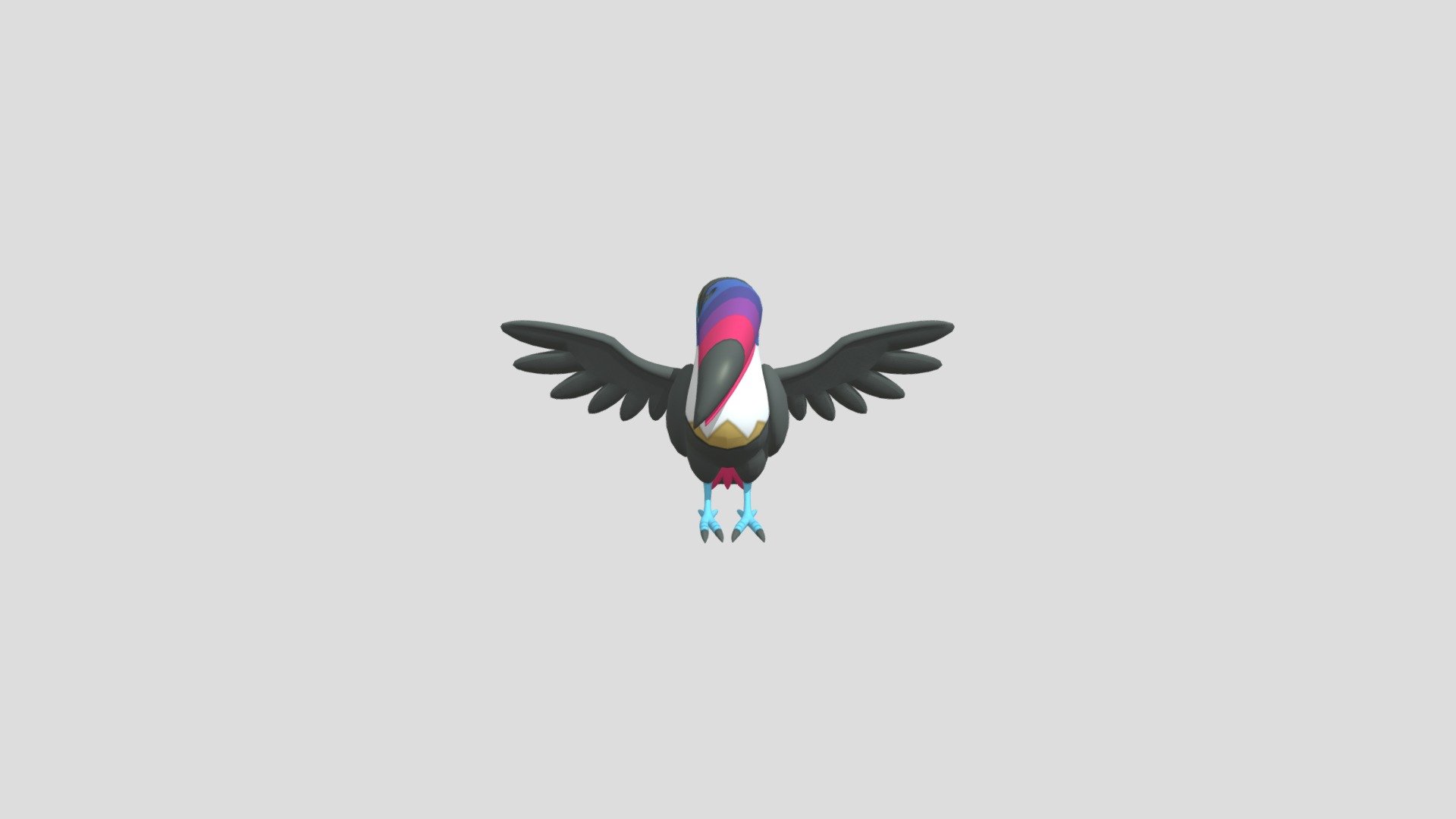 Toucannon shiny - Download Free 3D model by LunaEagle [fd4d163] - Sketchfab