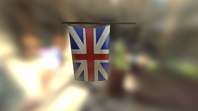 british flag 3D Model
