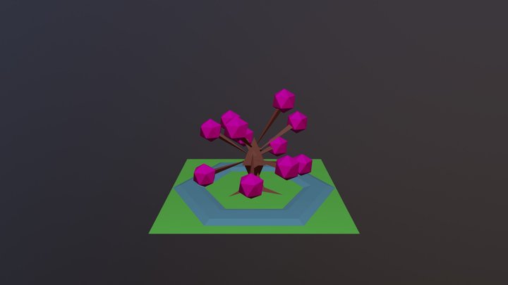 TreeInBloom 3D Model