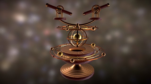 Astronomical Sentry Gun 3D Model