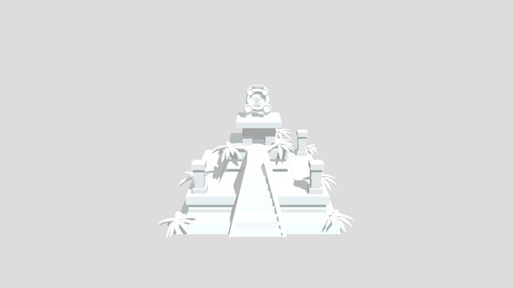 Replicated "Isometric Aztec Temples" 3D Model