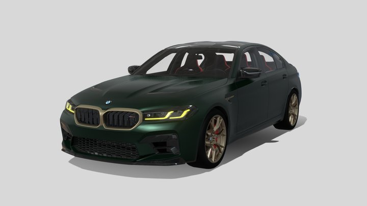 BMW M5 CS 3D Model
