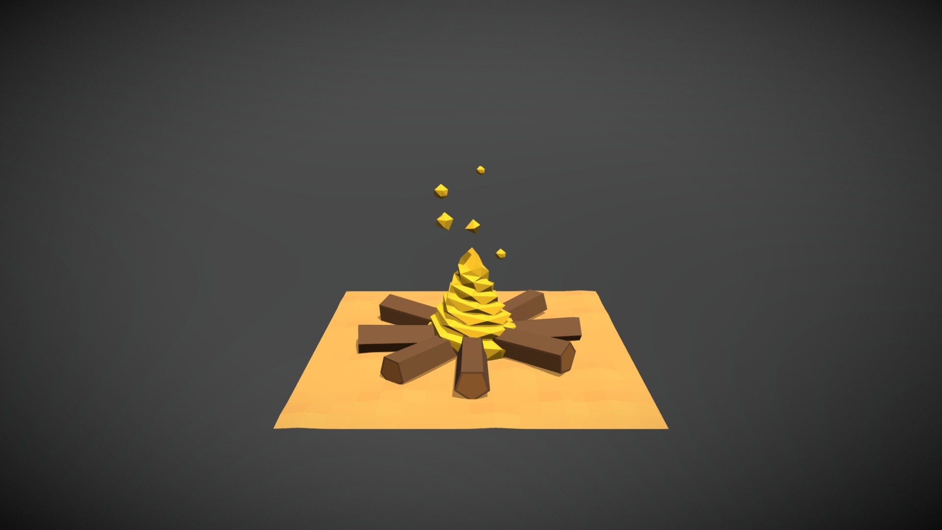 Low poly Campfire - 3D model by Samsagaz el bravo (@ernano941) [fd5057e ...