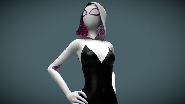 Gwen Stacy 3D Model