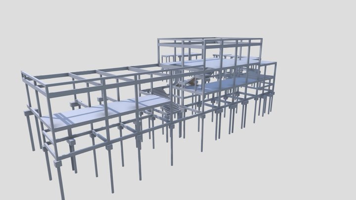 113- Estrutura Multitécnica 3D Model